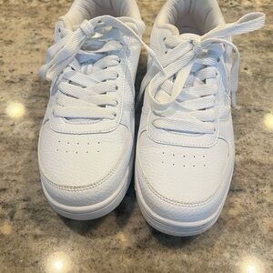 FILA Low-A Triple White Sneakers - Women’s 8.5